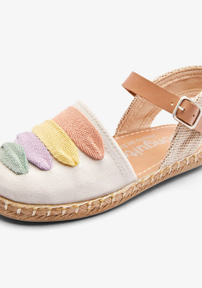 CONGUITOS ZAPATOS / ALPARGATAS White Laces Pique Espadrilles