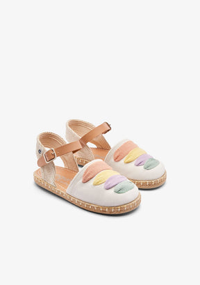 CONGUITOS ZAPATOS / ALPARGATAS White Laces Pique Espadrilles