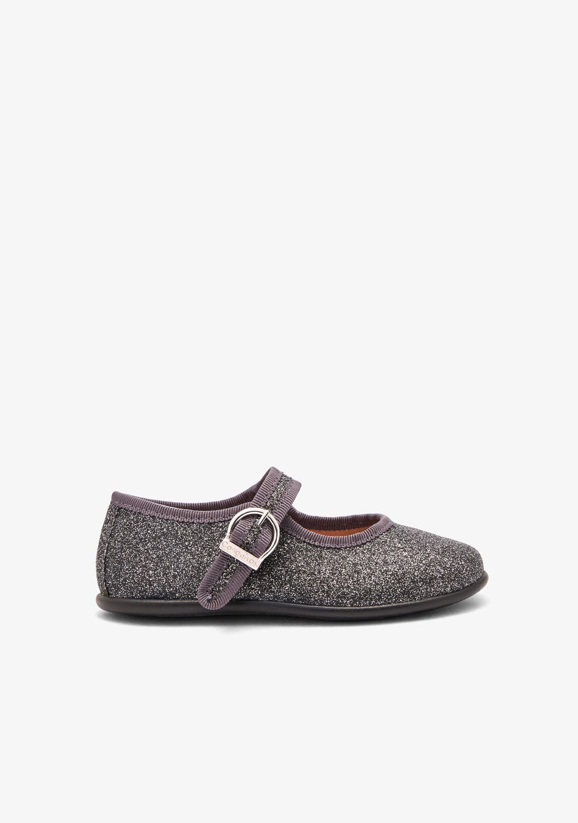 CONGUITOS ZAPATOS / BAILARINAS Antracita Glitter Mary Janes