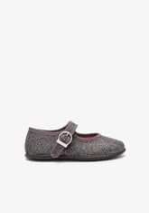 CONGUITOS ZAPATOS / BAILARINAS Antracita Glitter Mary Janes