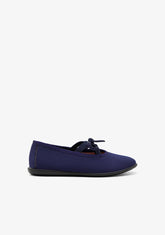 CONGUITOS ZAPATOS / BAILARINAS Navy Ribbon Ballerina