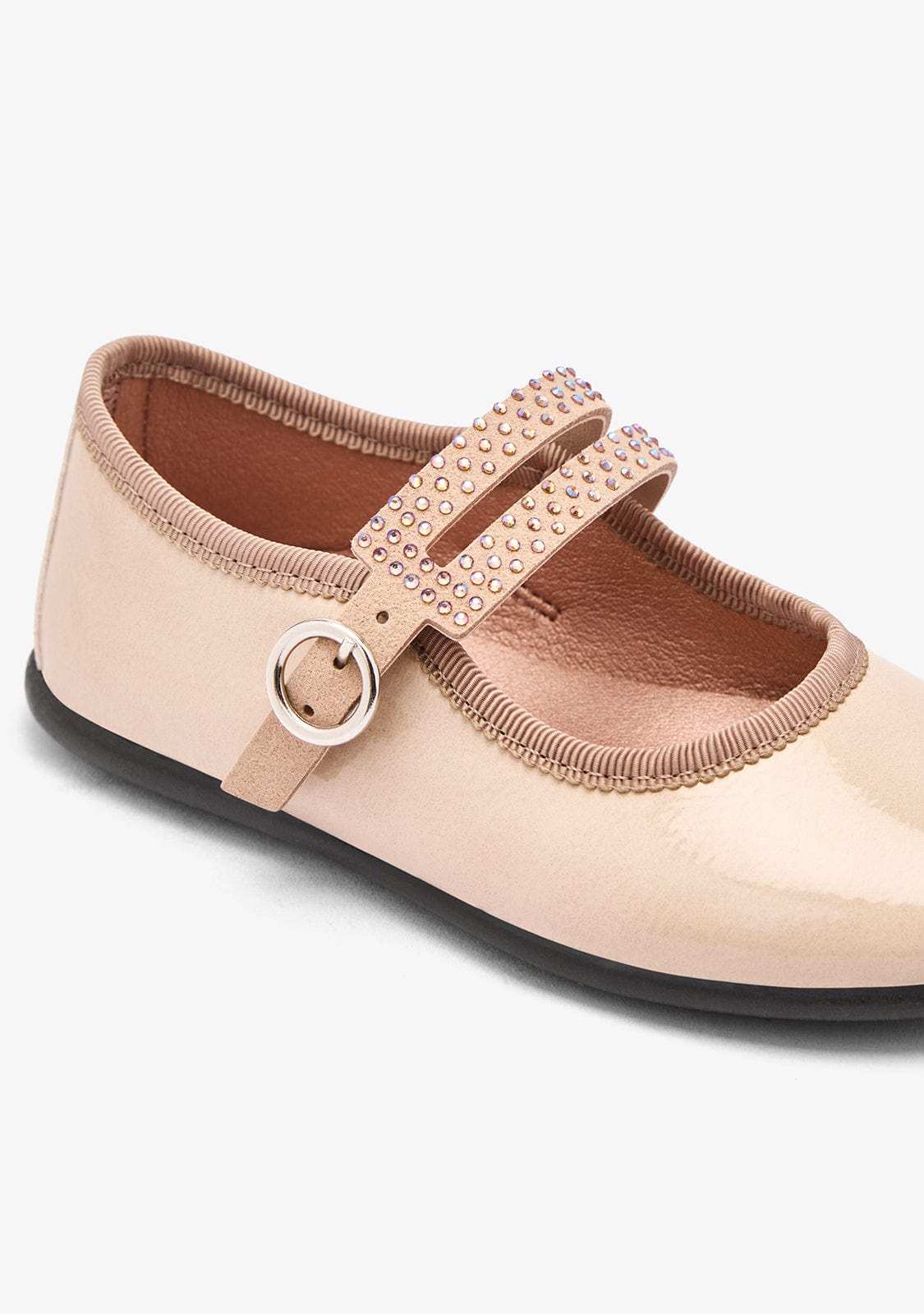 CONGUITOS ZAPATOS / BAILARINAS Sand Strap Patent Mary Janes