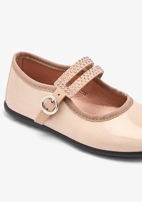 CONGUITOS ZAPATOS / BAILARINAS Sand Strap Patent Mary Janes