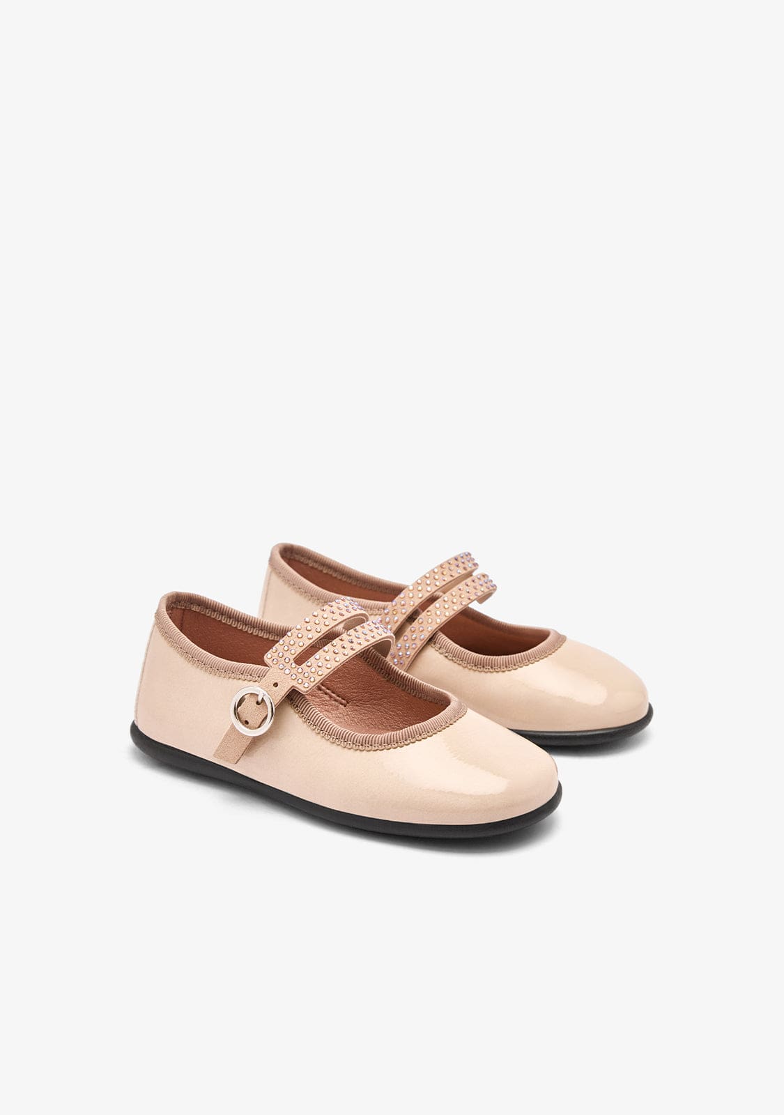 CONGUITOS ZAPATOS / BAILARINAS Sand Strap Patent Mary Janes