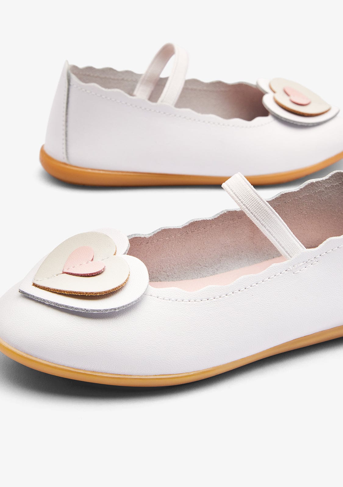 CONGUITOS ZAPATOS / BAILARINAS White Heart Ballerina