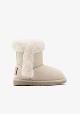 CONGUITOS ZAPATOS / BOTAS Y BOTINES / AUSTRALIANA Beige Fur Water Repellent Australian Boots