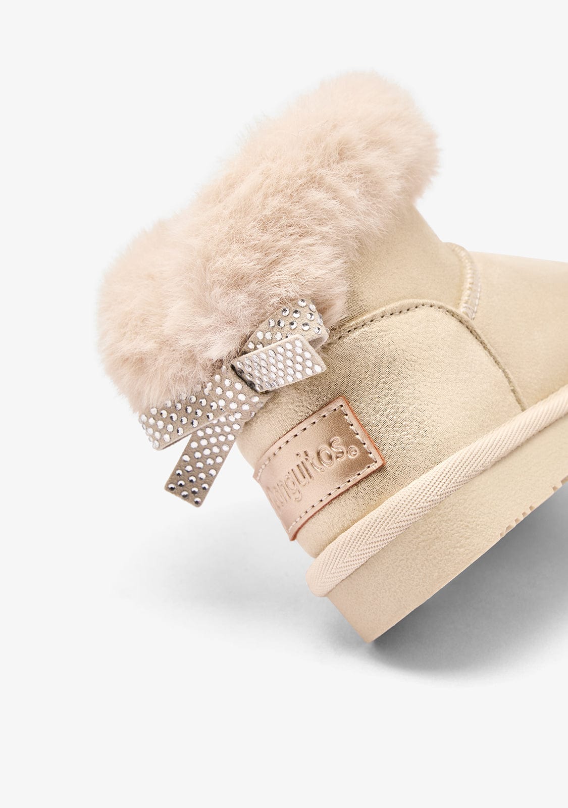 CONGUITOS ZAPATOS / BOTAS Y BOTINES / AUSTRALIANA Gold Strass Bow Australian Boots