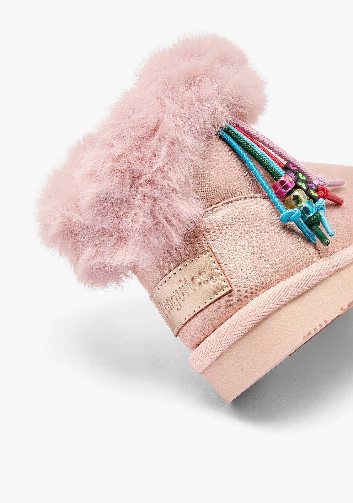CONGUITOS ZAPATOS / BOTAS Y BOTINES / AUSTRALIANA Pink Patent Charm Fur Australian Boots