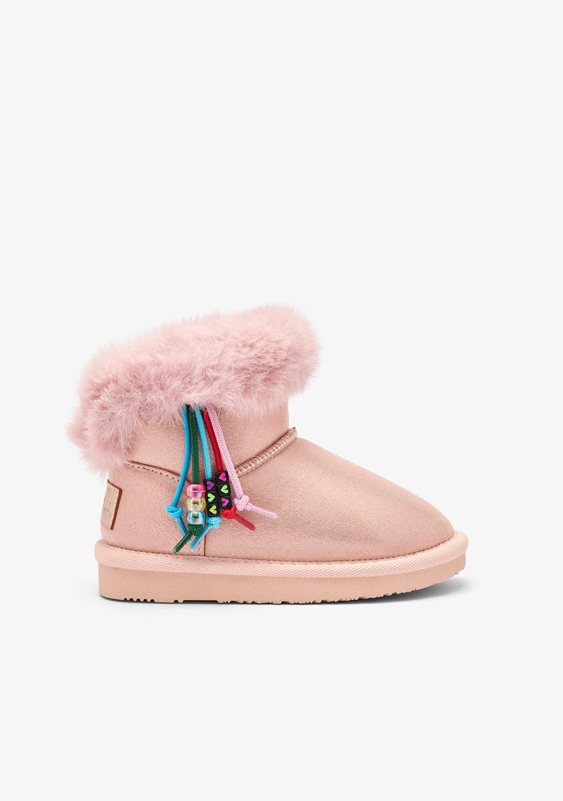 CONGUITOS ZAPATOS / BOTAS Y BOTINES / AUSTRALIANA Pink Patent Charm Fur Australian Boots