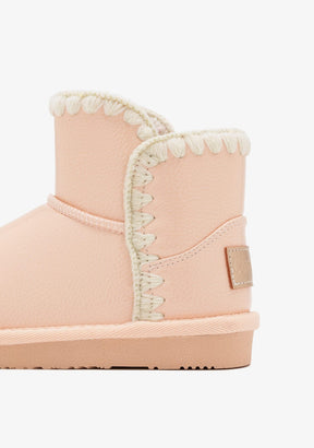 CONGUITOS ZAPATOS / BOTAS Y BOTINES / AUSTRALIANA Pink Patent Fur Australian Boots