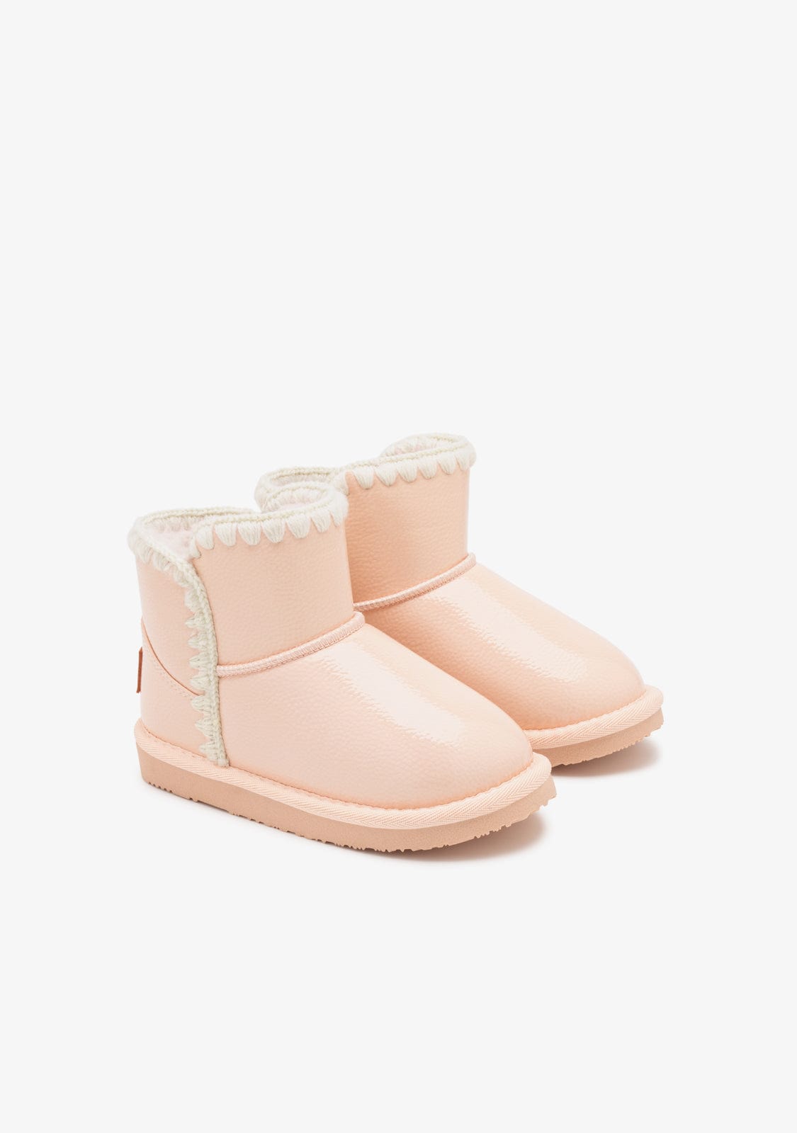 CONGUITOS ZAPATOS / BOTAS Y BOTINES / AUSTRALIANA Pink Patent Fur Australian Boots