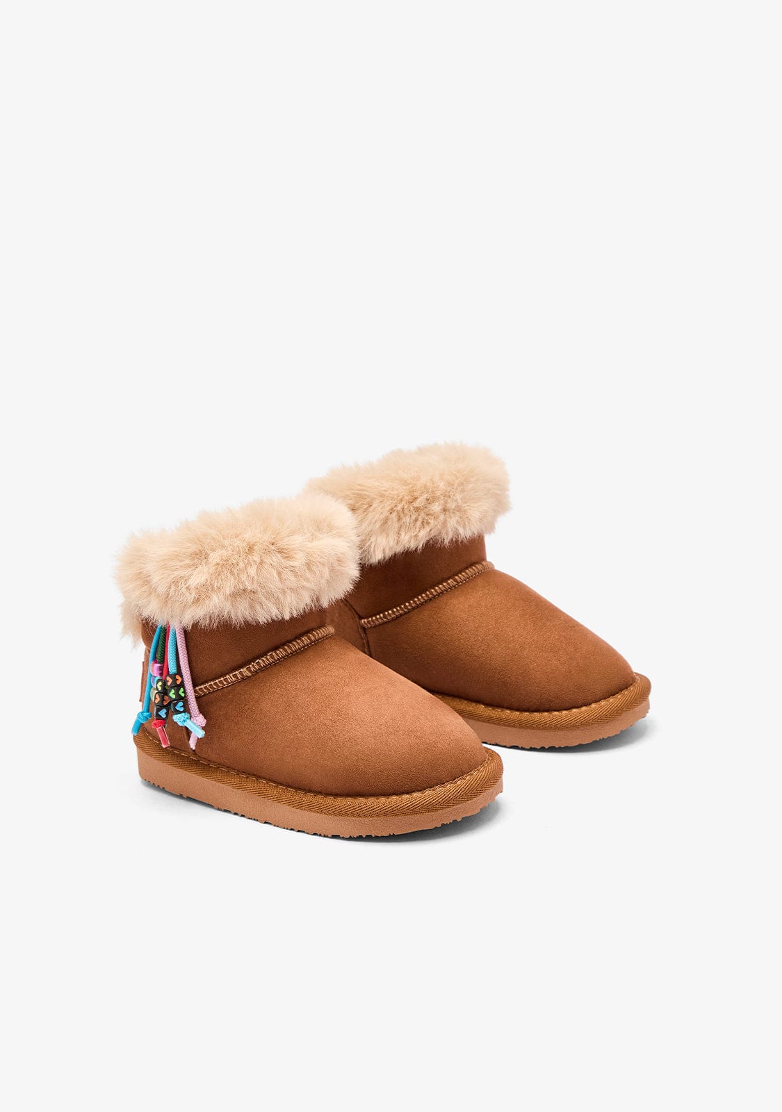 CONGUITOS ZAPATOS / BOTAS Y BOTINES / AUSTRALIANA Tan Charm Fur Australian Boots