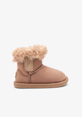 CONGUITOS ZAPATOS / BOTAS Y BOTINES / AUSTRALIANA Taupe Goflex Fur Water Repellent Australian Boots