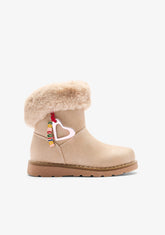 CONGUITOS ZAPATOS / BOTAS Y BOTINES Beige Fur Charm Boots