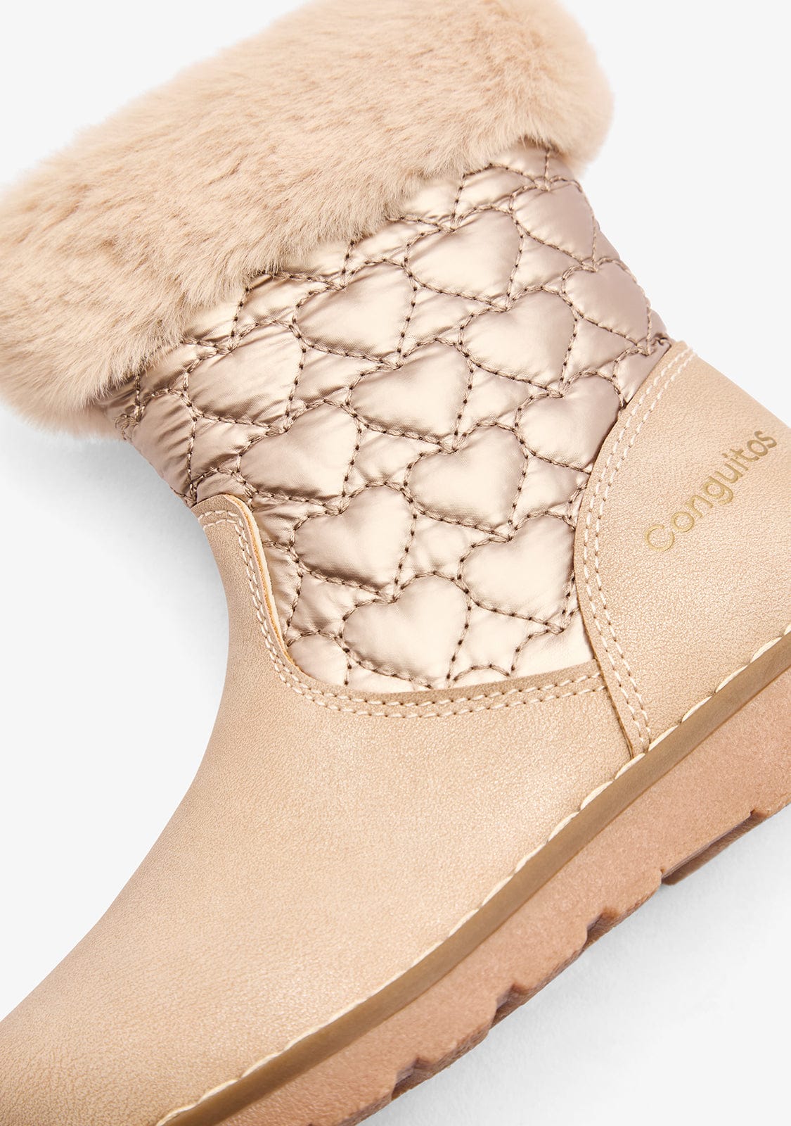 CONGUITOS ZAPATOS / BOTAS Y BOTINES Beige Hearts Boots