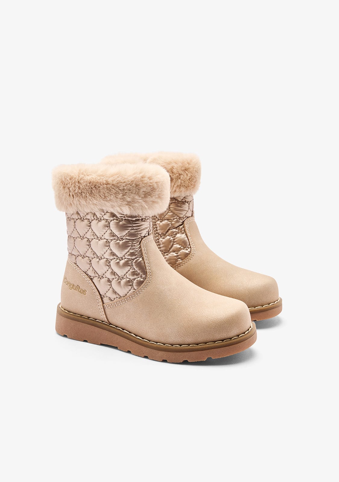 CONGUITOS ZAPATOS / BOTAS Y BOTINES Beige Hearts Boots