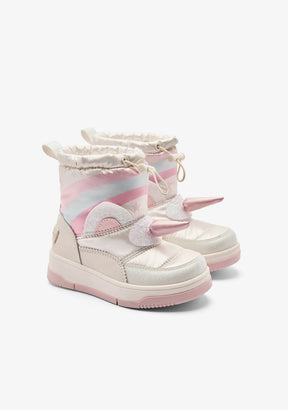 CONGUITOS ZAPATOS / BOTAS Y BOTINES Beige Unicorn Nylon Boots