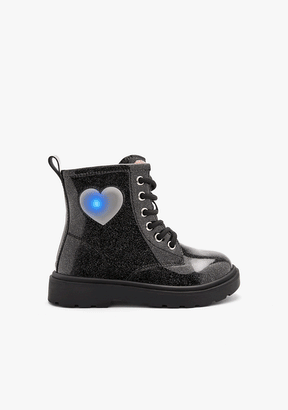 -PORTADACONGUITOS ZAPATOS / BOTAS Y BOTINES Black Trooper Boots with Lights