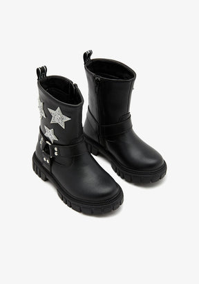 CONGUITOS ZAPATOS / BOTAS Y BOTINES / MILITAR Black Stars Military Boots