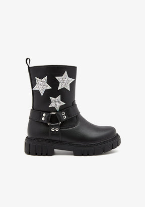 CONGUITOS ZAPATOS / BOTAS Y BOTINES / MILITAR Black Stars Military Boots