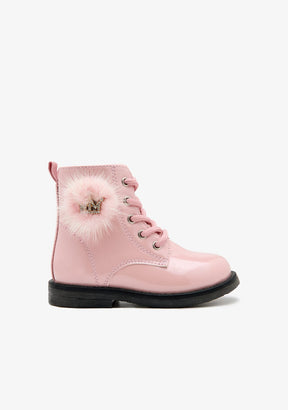 CONGUITOS ZAPATOS / BOTAS Y BOTINES / MILITAR Boots Laces Crown Pink