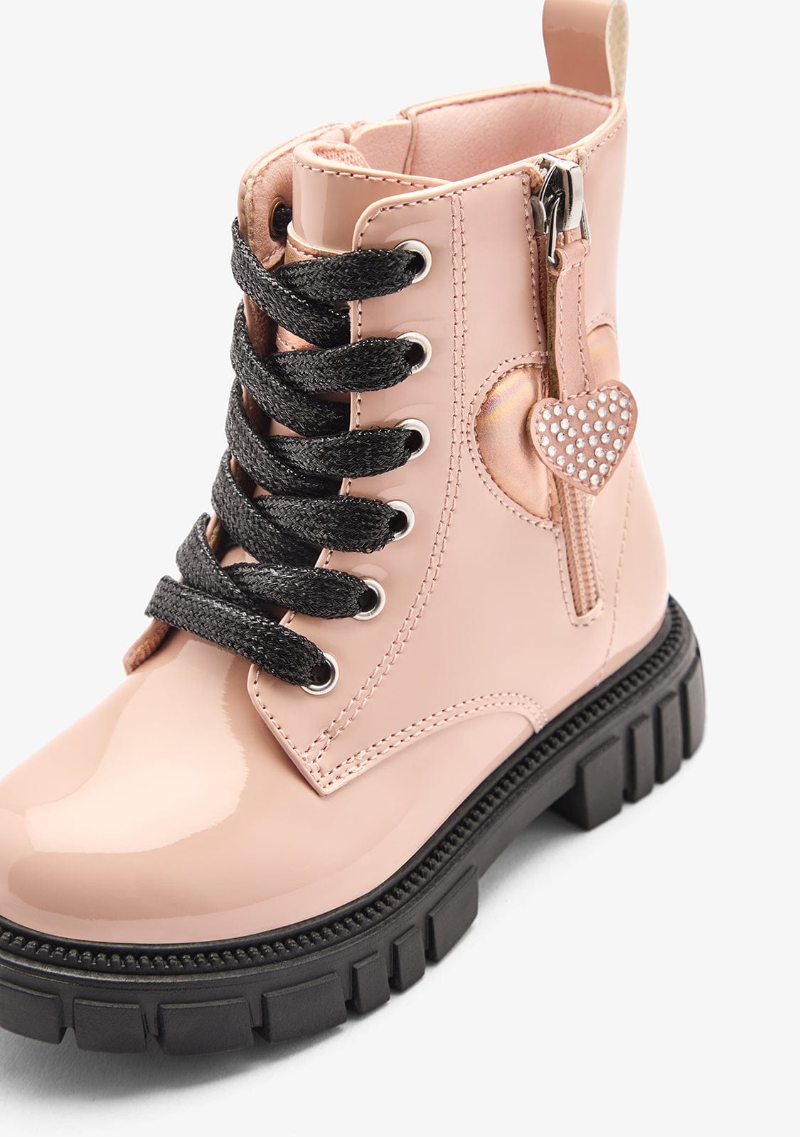 CONGUITOS ZAPATOS / BOTAS Y BOTINES / MILITAR Pink Hearts Military Boots