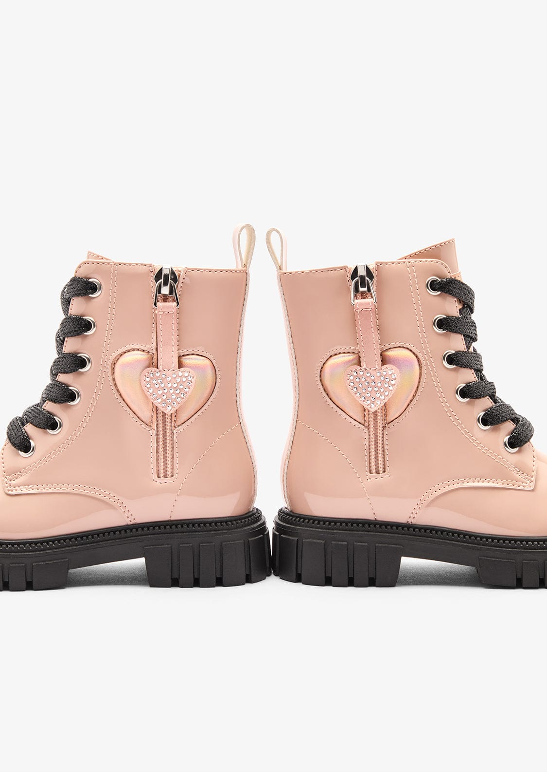 CONGUITOS ZAPATOS / BOTAS Y BOTINES / MILITAR Pink Hearts Military Boots