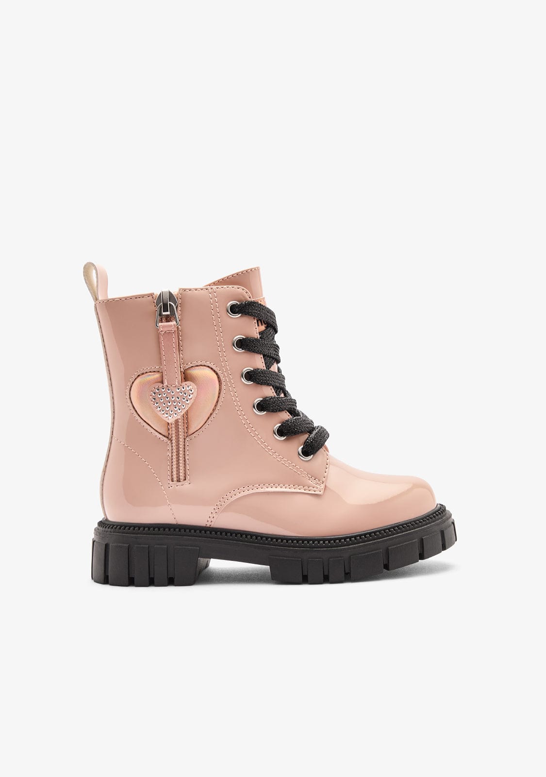 CONGUITOS ZAPATOS / BOTAS Y BOTINES / MILITAR Pink Hearts Military Boots