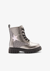 CONGUITOS ZAPATOS / BOTAS Y BOTINES / MILITAR Silver Military Star Boots