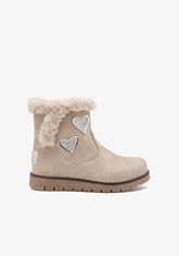 CONGUITOS ZAPATOS / BOTAS Y BOTINES / MONTAÑA Boots Plush Heart Beige