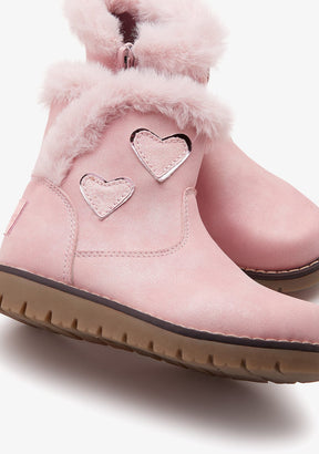 Conguitos ZAPATOS / BOTAS Y BOTINES / MONTAÑA BOOTS PLUSH HEART PINK