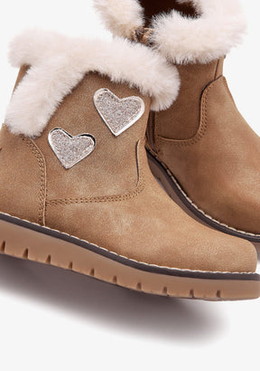 Conguitos ZAPATOS / BOTAS Y BOTINES / MONTAÑA BOOTS PLUSH HEART TAN