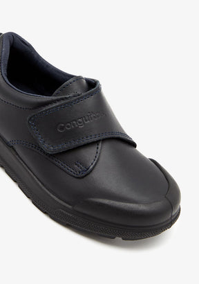 CONGUITOS ZAPATOS / COLEGIALES / BLUCHER Boy's Navy Indestructibles School Shoes