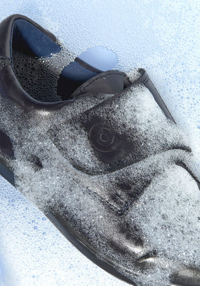 CONGUITOS ZAPATOS / COLEGIALES / BLUCHER Boy's Navy Washable Leather School Shoes