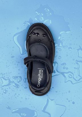 CONGUITOS ZAPATOS / COLEGIALES / MARY JANE Girl's Navy Indestructibles School Shoes