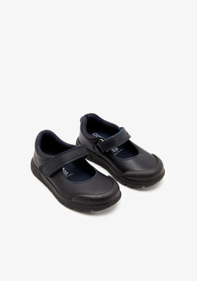 CONGUITOS ZAPATOS / COLEGIALES / MARY JANE Girl's Navy Indestructibles School Shoes