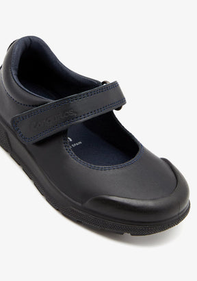 CONGUITOS ZAPATOS / COLEGIALES / MARY JANE Girl's Navy Indestructibles School Shoes