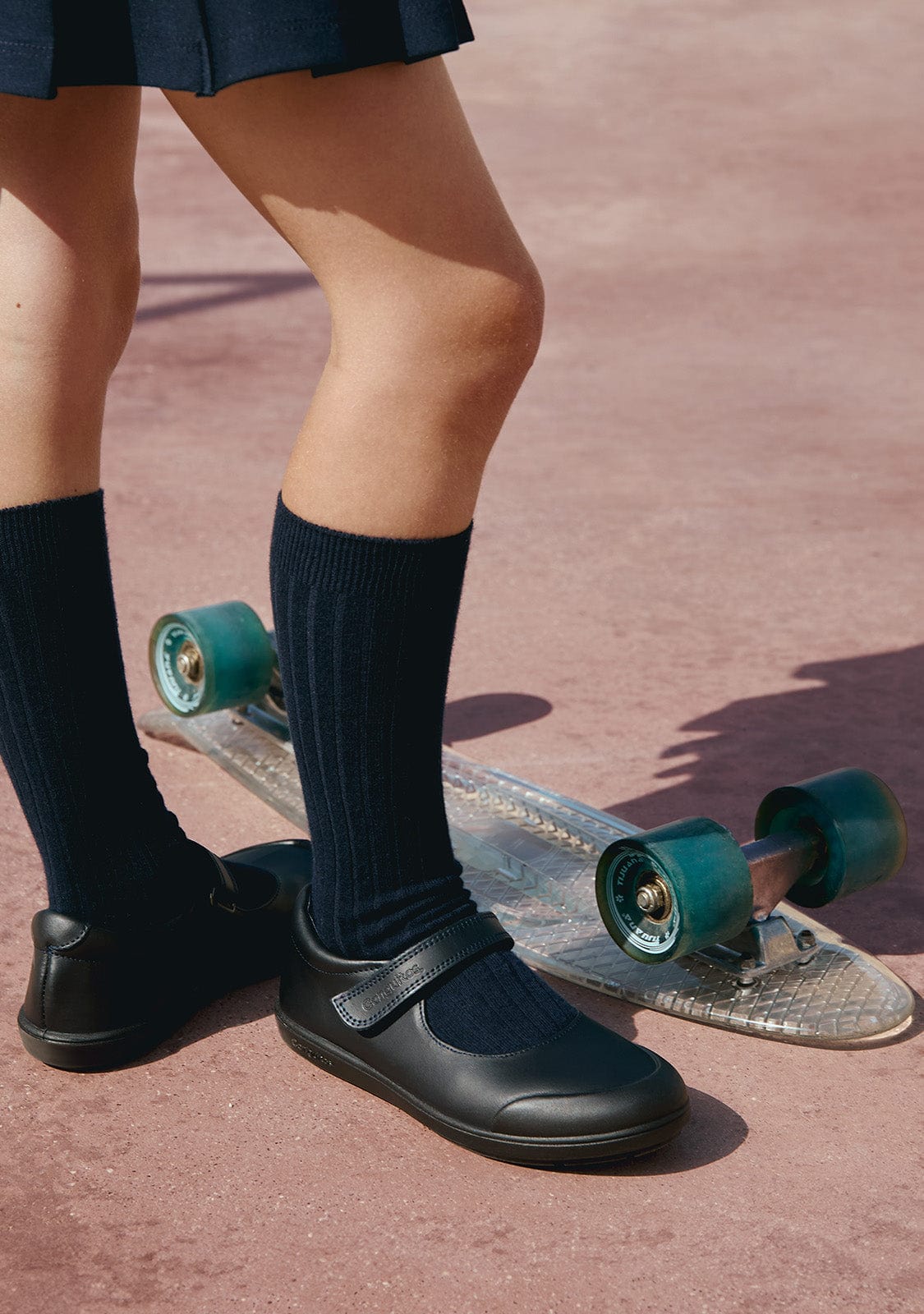 CONGUITOS ZAPATOS / COLEGIALES / MARY JANE Girl's Navy Indestructibles School Shoes