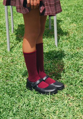 CONGUITOS ZAPATOS / COLEGIALES / MARY JANE Girl's Navy Washable Leather School Shoes