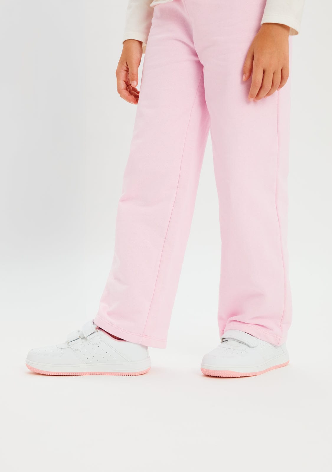 CONGUITOS ZAPATOS / COLEGIALES / TENNIS White / Pink Trainers