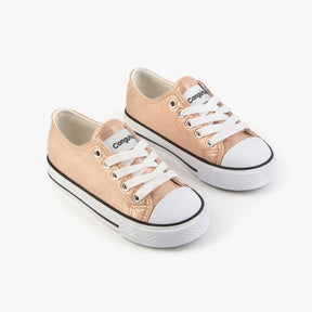 CONGUITOS ZAPATOS Girl's Pink Metallized Sneakers