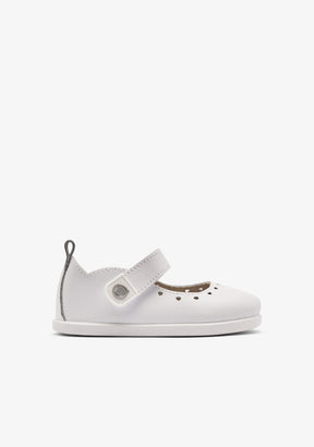 Conguitos ZAPATOS / SANDALIAS Baby´s White Hearts Mary Janes