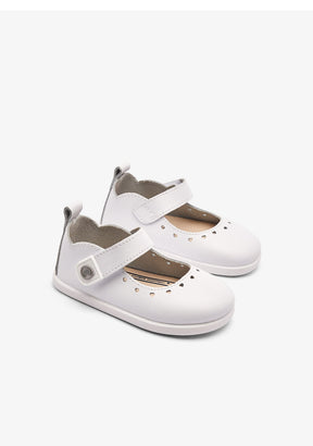 Conguitos ZAPATOS / SANDALIAS Baby´s White Hearts Mary Janes