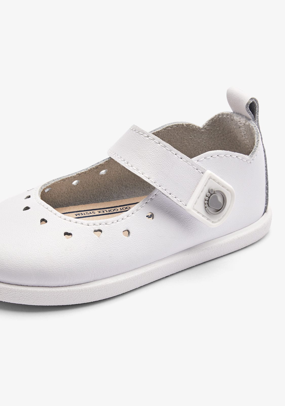 Conguitos ZAPATOS / SANDALIAS Baby´s White Hearts Mary Janes