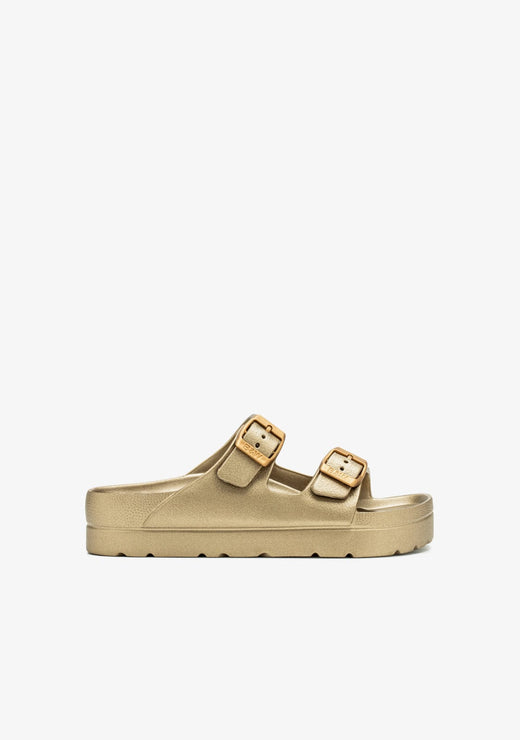 CONGUITOS ZAPATOS / SANDALIAS / HEBILLAS Gold Soft Bio Sandals