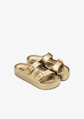 CONGUITOS ZAPATOS / SANDALIAS / HEBILLAS Gold Soft Bio Sandals