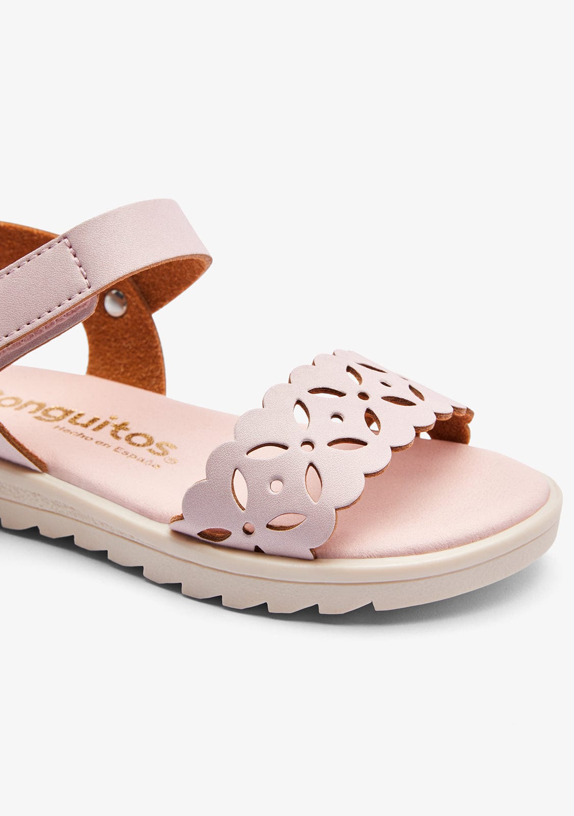 CONGUITOS ZAPATOS / SANDALIAS / HEBILLAS Pink Die-Cut Malinche Sandals