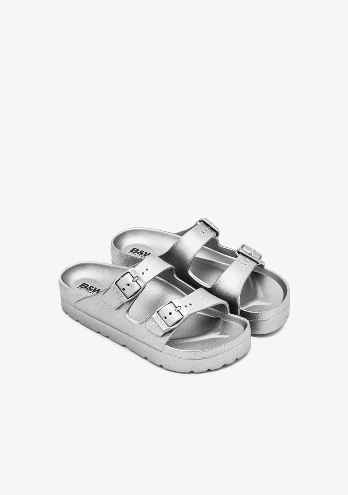 CONGUITOS ZAPATOS / SANDALIAS / HEBILLAS Silver Soft Bio Sandals