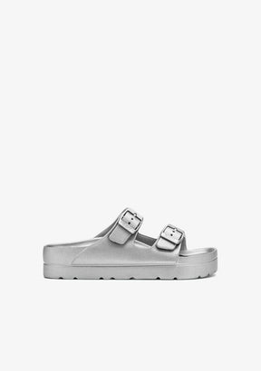 CONGUITOS ZAPATOS / SANDALIAS / HEBILLAS Silver Soft Bio Sandals