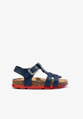 CONGUITOS ZAPATOS / SANDALIAS / HEBILLAS Unisex Navy Bio Buckle Sandals